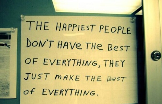The Happiest People Quote